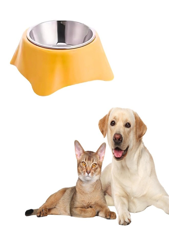 ويستيرن إرا وعاء طعام للحيوانات الأليفة من ويسترن إيرا، مصنوع من الفولاذ والبلاستيك، بأربعة زوايا - وعاء تفاعلي لتغذية الحيوانات الأليفة، يعزز الأكل الصحي، ويحفز العقل، مصمم خصيصًا للأكل الصحي، تصميم ممتع للقطط والكلاب، مثالي لجميع الحيوانات الأليفة - Image 1